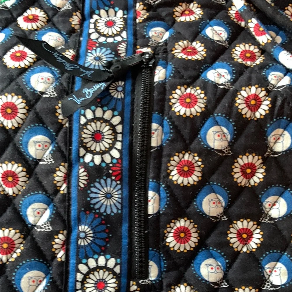 Vera Bradley Night Owl Quilted Drawstring Backpack NWT Travel Bag